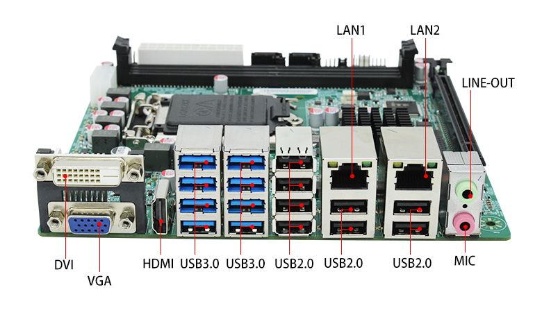 英特爾GM-M1001工控主板(圖4)